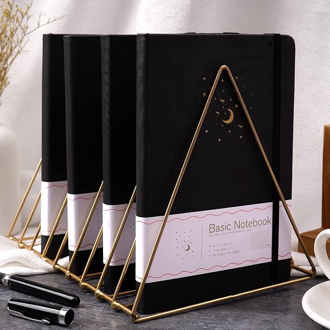 CAGIE 4 Pack Lined Journal Notebooks - Image 9