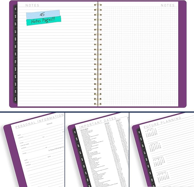 AT-A-GLANCE Planner 2026-2027 Weekly & Monthly Academic 12-Month July-June - Image 8