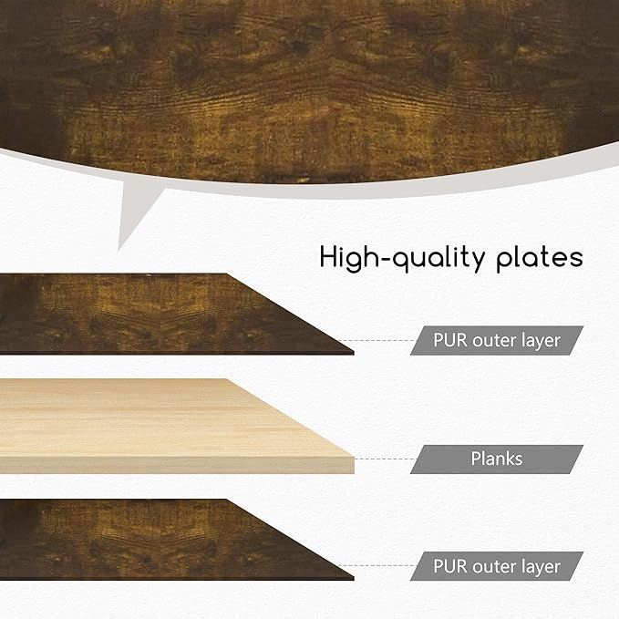 Jerry & Maggie Desktop Organizer Office Storage Rack Adjustable Wood Display Shelf Free Style Double H, Multi-Functional Mini Bookshelf for Desk Natural Stand (Natural Wood Tone)-DeskLoop Office