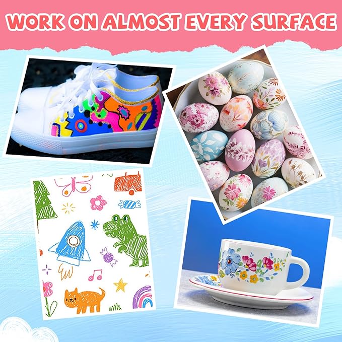 72 Pack 0.4mm Ultra Fine Point Permanent Marker Bulk, Fine Tip Permanent Markers Set, Quick Dry, Waterproof, Durable, Works on Paper, Glass, Ceramic, Plastic, Wood, Rock, Metal (12 Colors)-DeskLoop Office