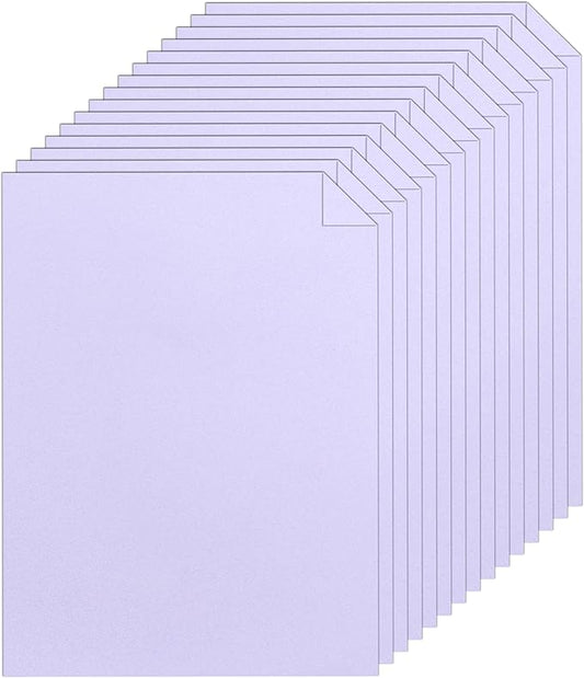 120 Sheets Purple Cardstock 8.5 x 11 Certificate Paper, 92lb Heavyweight Card stock Printer Paper for DIY Card Making, Greeting Cards, Wedding Invitations, Graduations-DeskLoop Office