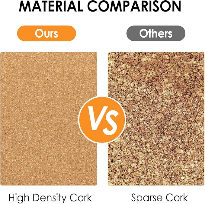 MaxGear 60" x 48" Large Cork Board for Wall, 20 Pack Cork Board Tiles with 40 Pushpins & Safe Removable Adhesive Tabs, 12" x 12" Corkboards for Office, School, Home-DeskLoop Office