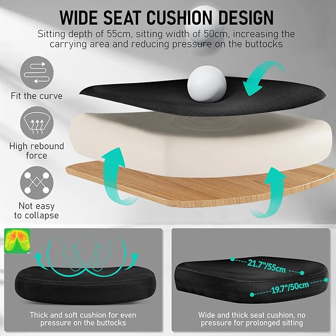 High Back Ergonomic Office Chair, Breathable Mesh Desk Chair with Lumbar Support, Adjustable Headrest, Flip-up Armrests, Computer Gaming Chair-DeskLoop Office