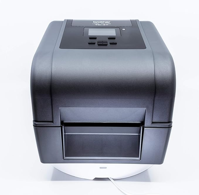 Brother TD-4650TNWB 4-inch Thermal Transfer Desktop Network Barcode and Label Printer for Labels and Barcodes, 203 dpi, 8 IPS, Standard USB 2.0, Serial, Ethernet LAN, Built-in Wi-Fi® and Bluetooth®-DeskLoop Office