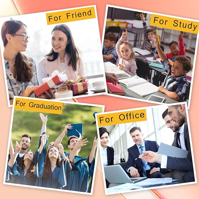 Max 500 Pcs Personalized Pens Bulk, Custom Pens with Free Engraving, Customized Stylus Tip Ballpoint Pen with Your Name Massage Text for School Office Business Graduation Anniversaries-200 Packs-DeskLoop Office