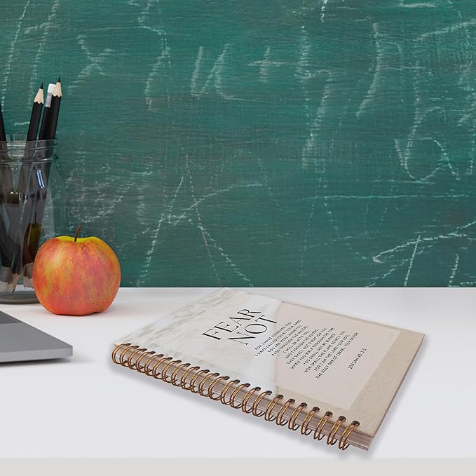 VNWEK Bible Christian Notebook Journal - Bible Journaling Notebook, Christian Gifts for Women Men Faith, Notebook Spiral Bound with, Isaiah 43 1-3 Writing Pads-DeskLoop Office