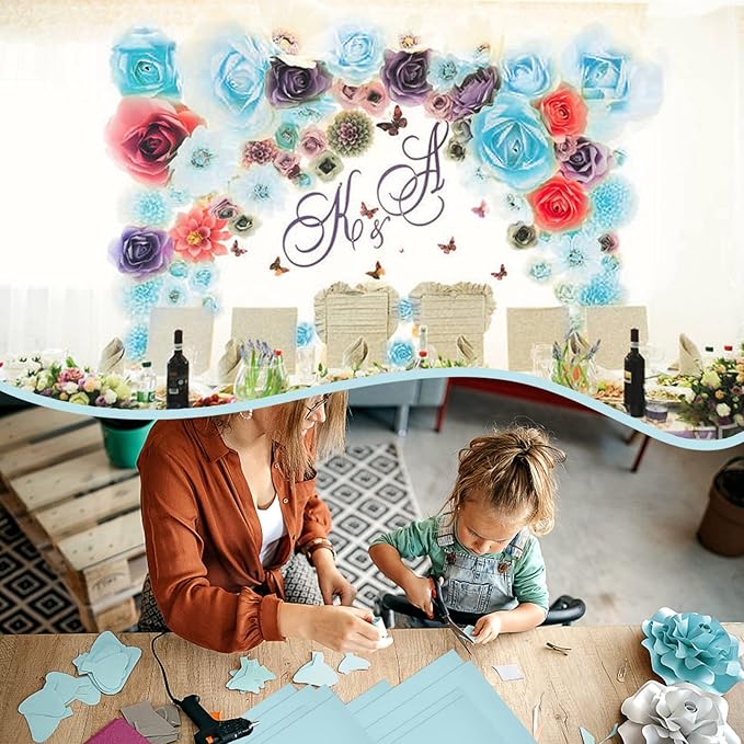 100 Sheets Light Blue Cardstock 8.5 x 11 Pastel Paper, Goefun Blue Card Stock Printer Paper for Wedding Invitations, Menus, Crafts, DIY Cards-DeskLoop Office