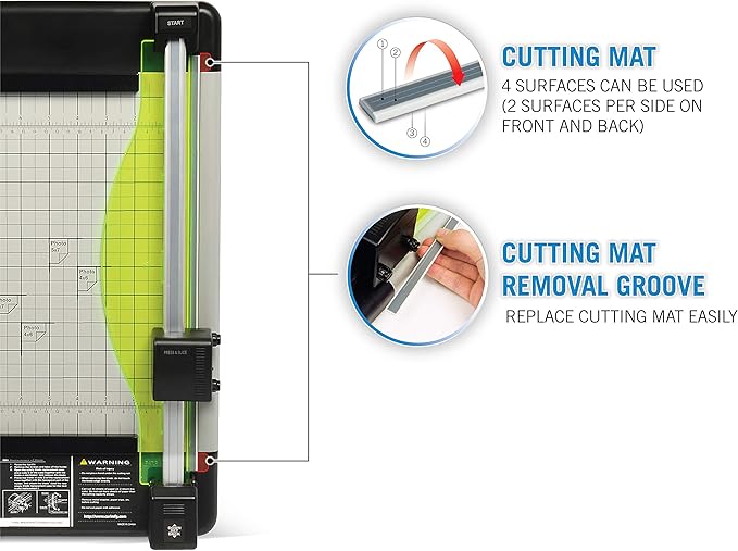 Carl Manufacturing 12210 Heavy-Duty Trimmer 12-Inch 36 Sht Cap. 14-Inch x12-1/4-Inch x3/4-Inch GY-DeskLoop Office
