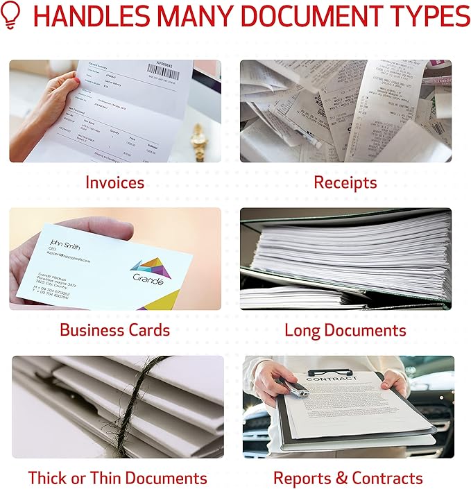 Canon imageFORMULA R40 Office Document Scanner Receipt Edition, for PC and Mac, Scan & Extract Data to QuickBooks Online, Color Duplex Scanning, Auto Document Feeder, Easy Setup for Office Or Home Use-DeskLoop Office