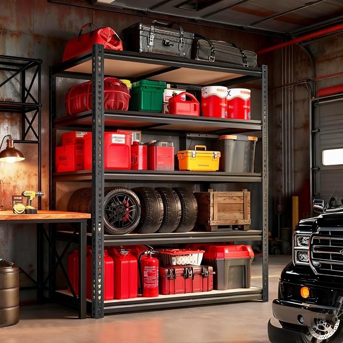 ZEUKMXOO Garage Racks for Storage,5-Tier Adjustable Garage Shelving Storage - Image 9
