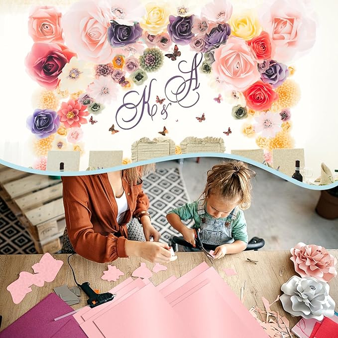 100 Sheets Pink Shimmer Cardstock 8.5 x 11 Iridescent Paper, Goefun 80lb Card Stock Printer Paper for Invitations, Valentines Day, Crafts, DIY Cards-DeskLoop Office