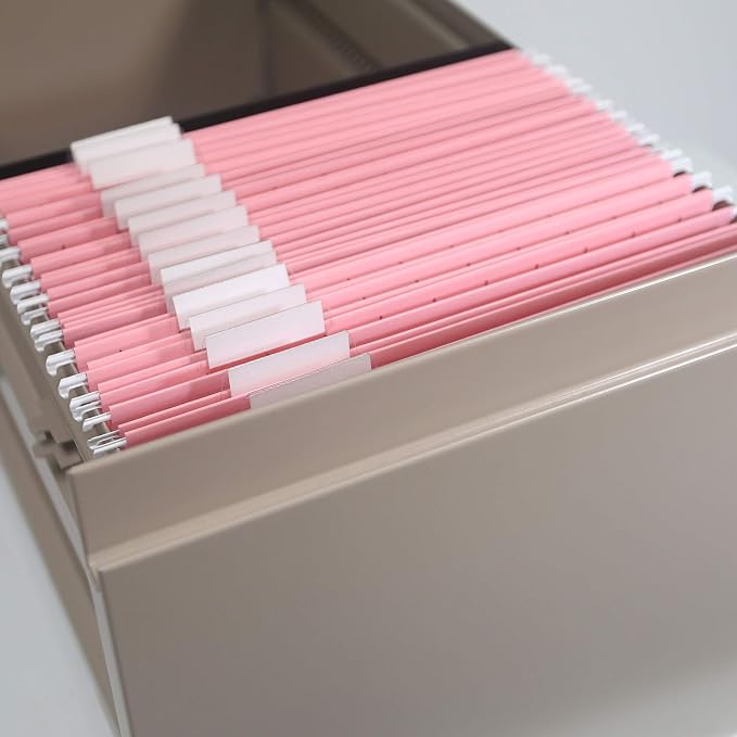 Smead Standard Hanging File Folders, 1/5-Cut Adjustable Tabs, Letter Size - Image 7