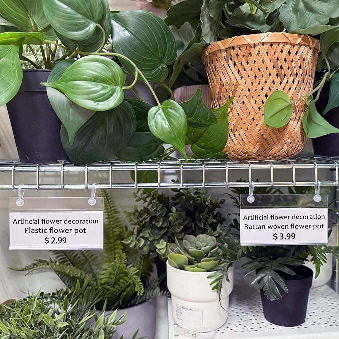 ChanQnTon Plastic Shelf Label Holders, Price Tags, Shelf Tags - Image 6