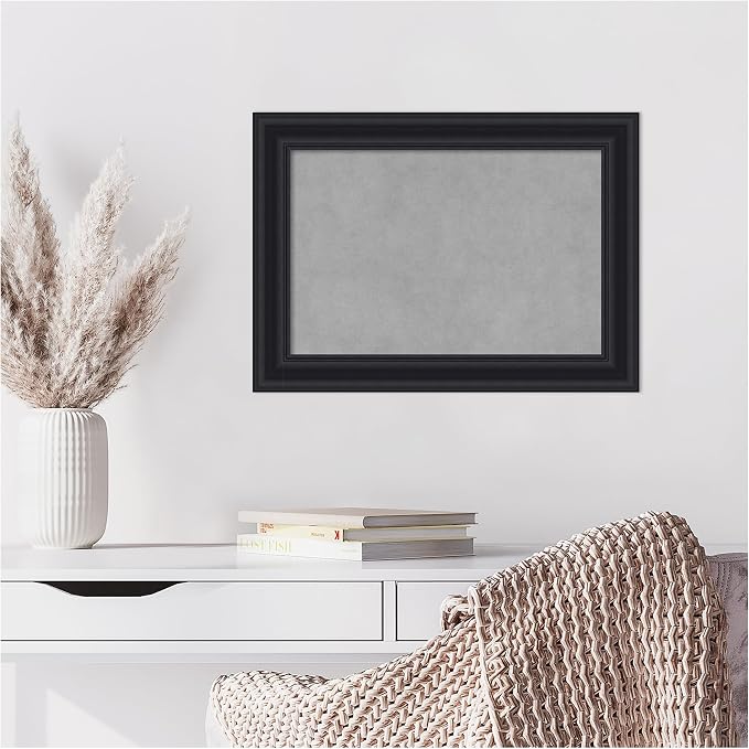 Amanti Art Black Framed Magnetic Board 16x22 Small Vision Board - Image 7