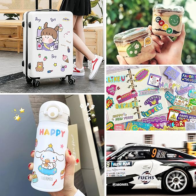 Gwybkq Glossy Sticker Paper Printable Vinyl for Inkjet Printer, 80 Sheets Labels Waterproof Decal Paper-DeskLoop Office