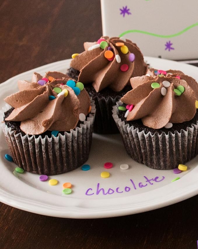 Cestari Purple Liquid Chalk Pen - 2mm Skinny Tip for Writing and Drawing on Glass, Mirrors, Stainless Steel, Ceramic, Vinyl Chalkboards, and Crafts - Erasable Purple Chalk Paint Pen-DeskLoop Office