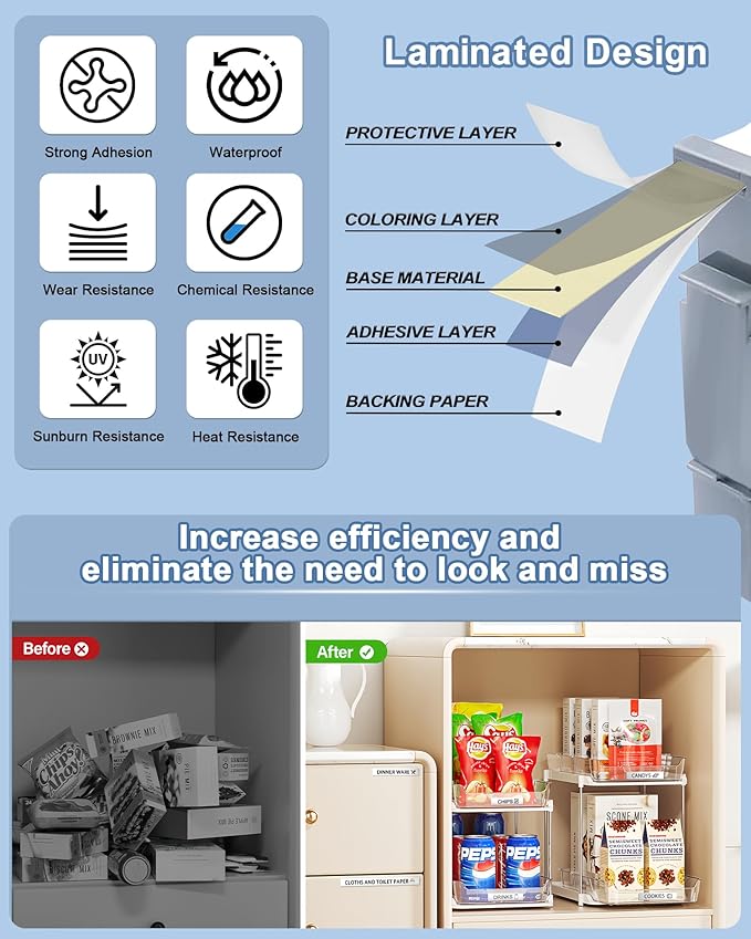 TITBIT 12mm Label Maker Tape Refill Compatible with Brother P Touch Label Tape TZe TZ Tape 0.47 Laminated 1/2" Black on White TZe-231 TZE231 for PTD210 PTD220 PTH110 PTE110 PTD410 PTP710BT, 2-Pack-DeskLoop Office