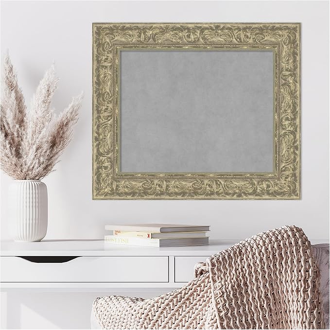 Amanti Art Silver Framed Magnetic Board 23x27 Small Vision Board - Image 7