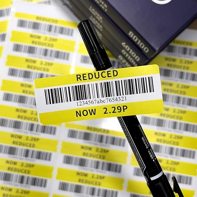 1" x 2-5/8", 100 Sheets, 3000 Mailing Address Labels, White Sticker Labels for Laser & Inkjet Printers, Permanent Adhesive-DeskLoop Office