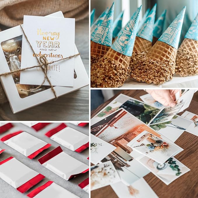 5x7 Photo Paper, Goefun 200GSM/54LB Glossy Inkjet Printer Paper for Dye Ink,100 Sheets-DeskLoop Office