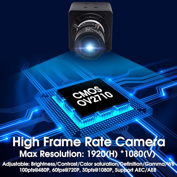 SVPRO 2.8-12mm Manual Zoom Lens 1080P Full HD Webcam Wide Angle Portable PC Computer USB Camera for Streaming with CMOS OV2710 Sensor for Windows,Android,Linux, MAC OS,1/4 Inches Screw Mount-DeskLoop Office