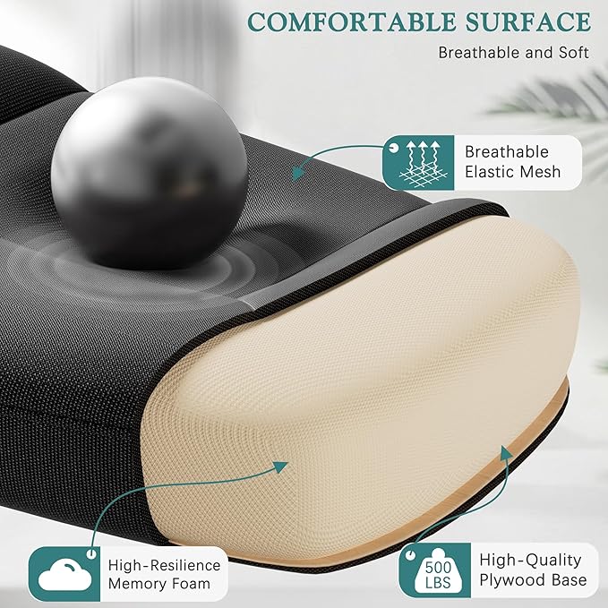 VECELO High Back Ergonomic Office Chair, Big and Tall Mesh Desk Chair with Wheels, Tilt Function, 3D Armrests & Headrest, Lumbar Support, Swivel Rolling Computer Chair for Task, Home Office, Black-DeskLoop Office