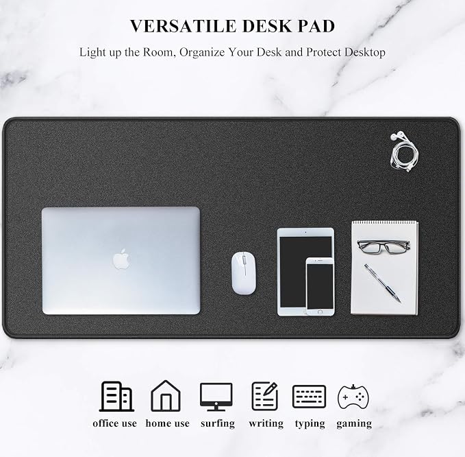 Auhoahsil Extended Mouse Pad, Large XXL Gaming Mouse Pad Desk Pad 35" X 15" - Image 7