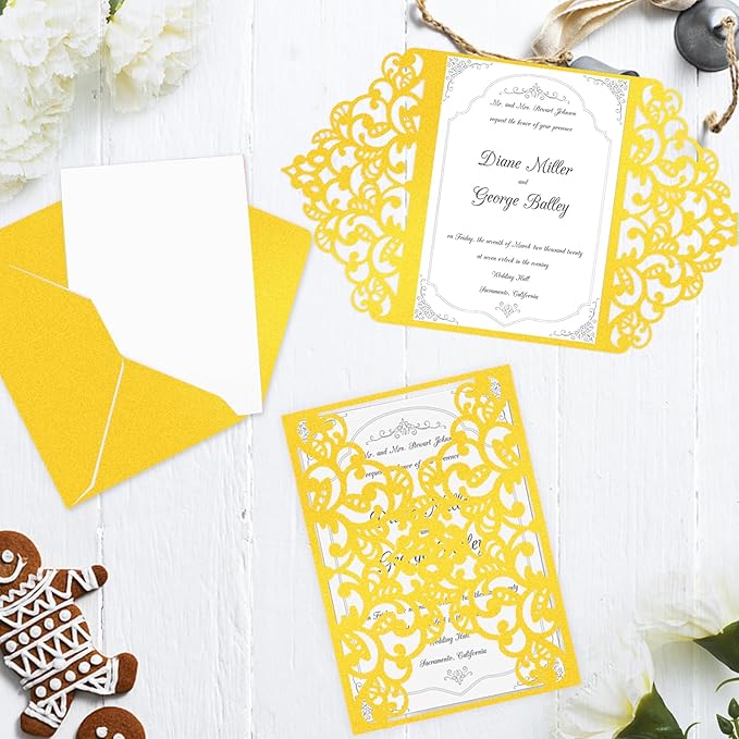 Double Sided Gold Cardstock 8.5 x 11 Metallic Paper, Goefun 100 Sheets 80lb Shimmer Card Stock for Printing, Copy, Invitations, Card Making-DeskLoop Office