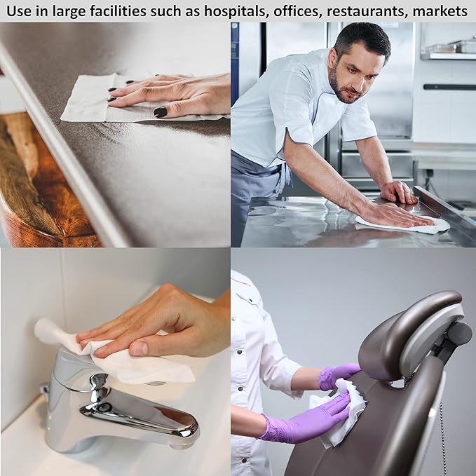 Steridol Wipes Canister, Hard Surface Wipes Multipurpose Cleaning 160 Count Fresh Lemon Scent Industrial Grade For Business Use-DeskLoop Office