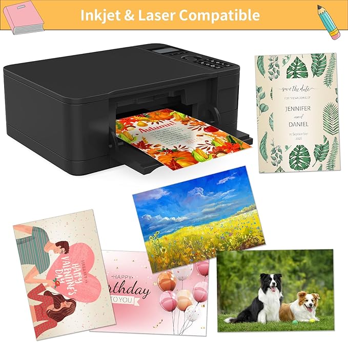 120 Sheets Cream Shimmer Cardstock 8.5 x 11 Inch Metallic Paper, 250gsm/92lb Double Sided Ivory Card Stock Pearlescent Paper for Invitations, Certificates, Crafts, DIY Cards-DeskLoop Office