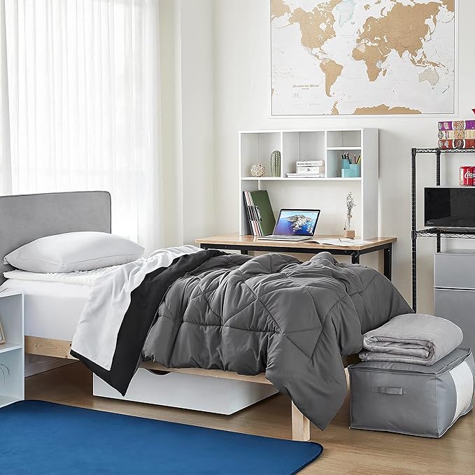 DormCo The College Cube - Desk Bookshelf - White Color-DeskLoop Office