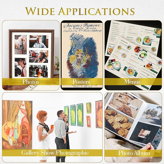 A-SUB Inkjet Glossy Photo Paper 11X17 Inches 48lb 180gsm Professional Glossy Photographic Paper for Inkjet Printers Dye Ink 100 Sheets-DeskLoop Office