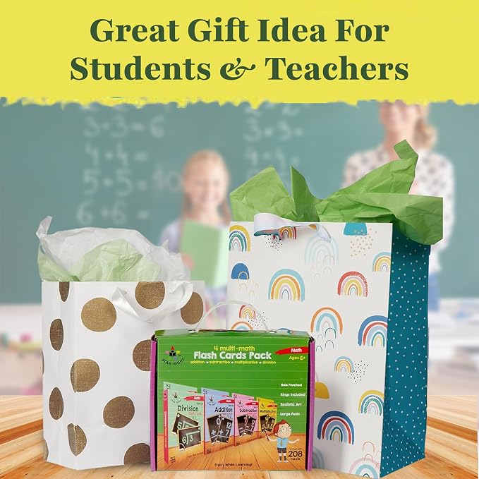 Star Right Math Flash Cards Set of 4 - Image 8
