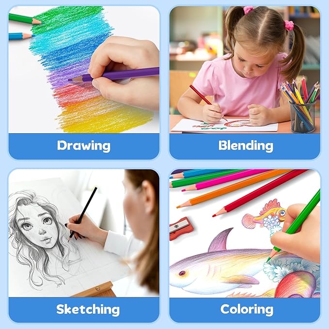 Aigybobo 432 Count Colored Pencils Bulk, 36 Pack Colored Pencils for Kids 12 Colors, Pre-sharpened Color Pencils, Bulk Coloring Pencils School Supplies for Teachers, Classroom Prizes, Art Supplies-DeskLoop Office