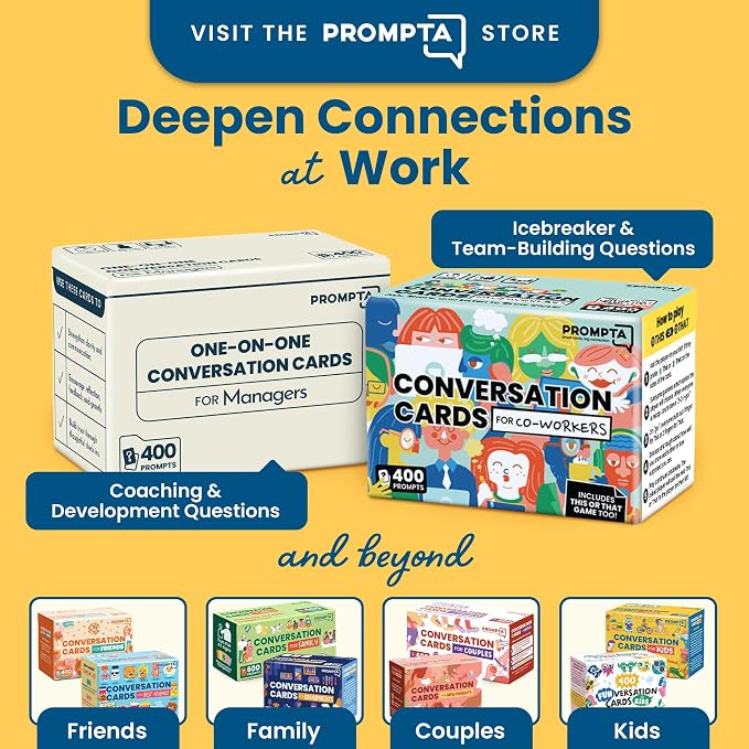 400 Conversation Cards for Coworkers – Two Fun Teambuilding Games for Work – - Image 7
