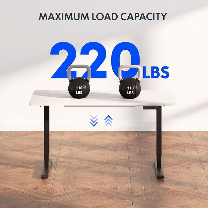 FLEXISPOT E6 3-Stage Dual Motor Electric Standing Desk 48 x 24 Sit Stand Up Desk - Image 6