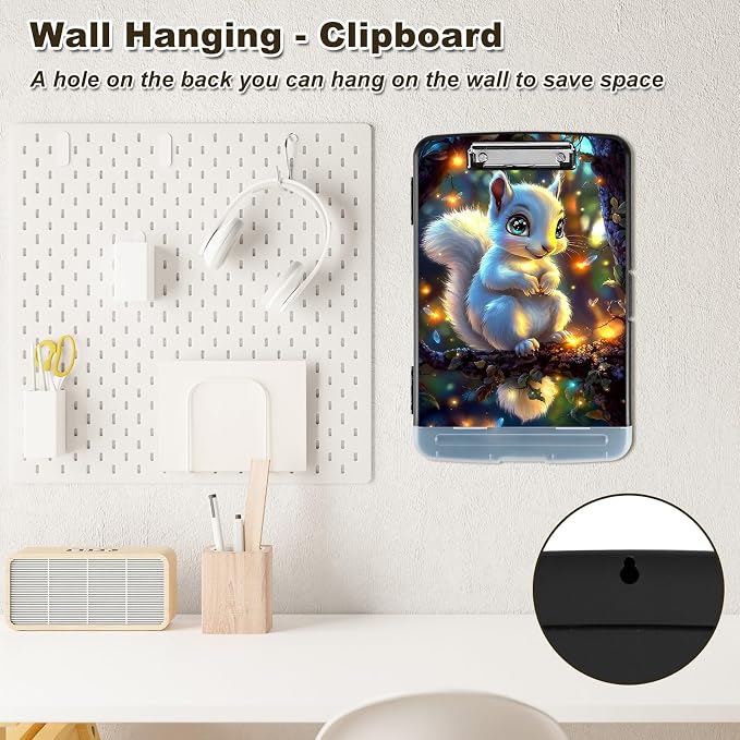 Clipboard with Storage, Nursing Clip Board 8.5 x 11 Storage Organization Box - Image 7