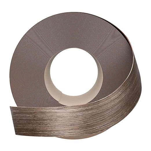 GSCIT Club Walnut Edge Banding, 3 inch x 25ft roll of Veneer Edge Banding Preglued Flexible, Real Wood Tape Banding-DeskLoop Office