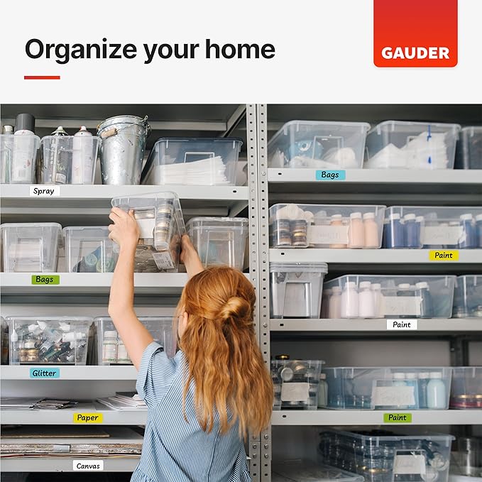 GAUDER Magnetic Dry Erase Labels | 90x Magnetic Labels (3 Inches x 1 Inch) | Dry Erase Magnets for Classroom, Whiteboard and Blackboard-DeskLoop Office