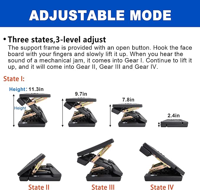 Adjustable Foot Rest and Footstool Under Desk, Ergonomic Leg Rest with Massage Roller, Height & Angle Adjustable, Detachable Cushion for Office and Home (Black)-DeskLoop Office