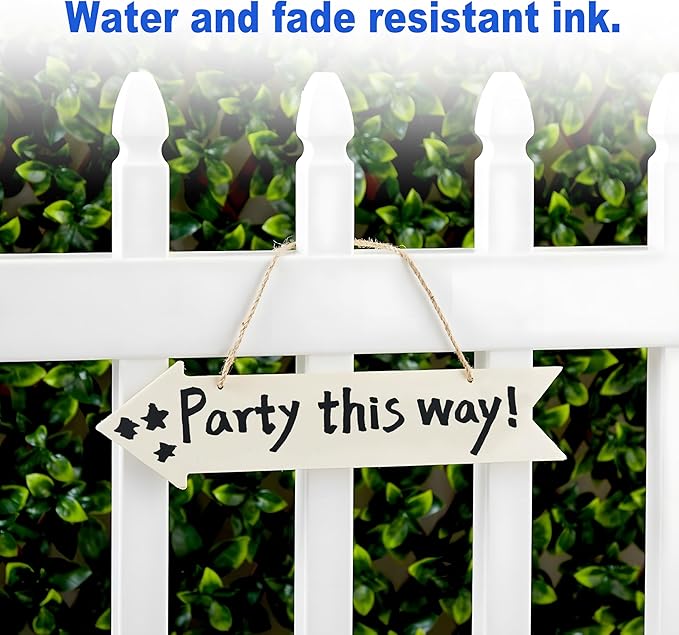 Permanent Markers 36 Variety Pack Bulk,Featuring Ultra-Fine,Chisel Tip,And Fine Tip Marker Set,Writing And Poster Black Markers,Works on Plastic,Wood,Stone,Metal and Glass for Doodling, Marking-DeskLoop Office