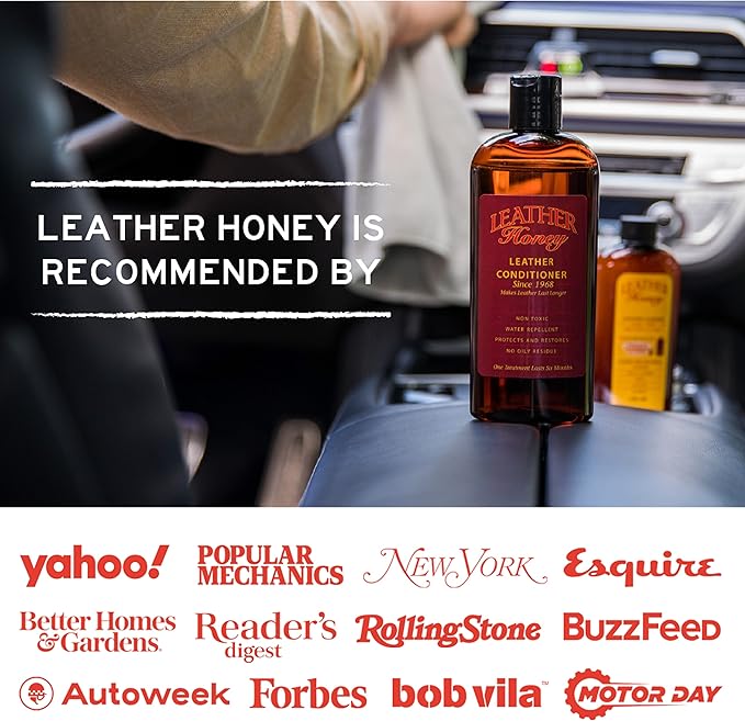 Leather Honey Leather Cleaner Wipes: Clean Leather On-The-Go. Cleaning Wipes for Leather, Faux & Vinyl - Couches, Car Seats, Purses, Shoes, Bags & Tack. Safe for Any Color. 10 Non-Toxic, Ready-to-Use-DeskLoop Office
