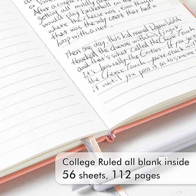 feela 6 Pack Pocket Small Notebooks Bulk, Mini Cute Memo Notepads Hardcover College Ruled Lined Journals with Pen Holder for Women Girls Office School, with 6 Black Pens, 3.5”x 5.5”, A6, Pastel Colors-DeskLoop Office