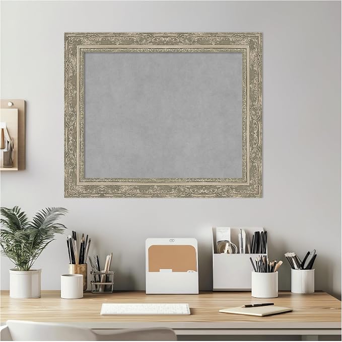 Amanti Art Silver Framed Magnetic Board 20x24 Small Vision Board - Image 7
