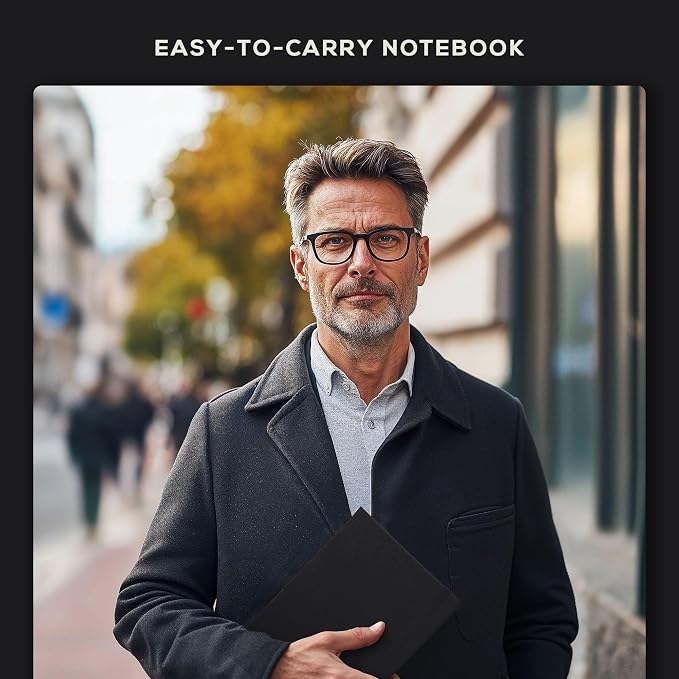 BEECHMORE BOOKS Large Lined Journal Notebook, 8.5" x 11.5" Hardcover Vegan - Image 7