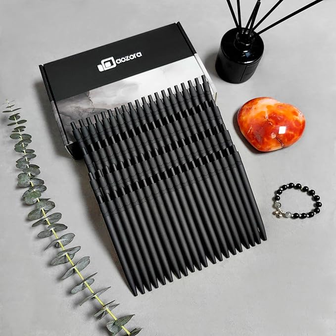 Aozora Pens Bulk 240 Pack Black Click Pens No Bleed Wholesale Retractable Ballpoint Pens Medium Point,Smooth Ink Pens for Journaling School Office Supplies 1.0MM Black Ink-DeskLoop Office