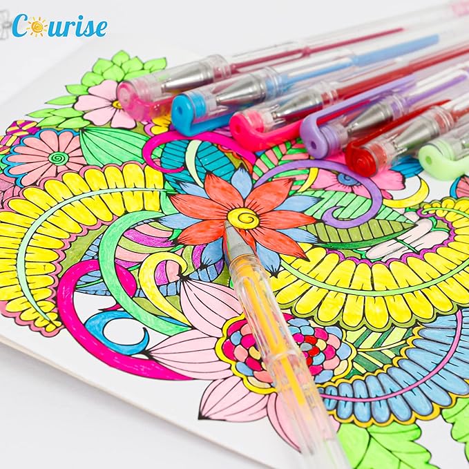 108 Unique Colors Gel Pen Set-DeskLoop Office
