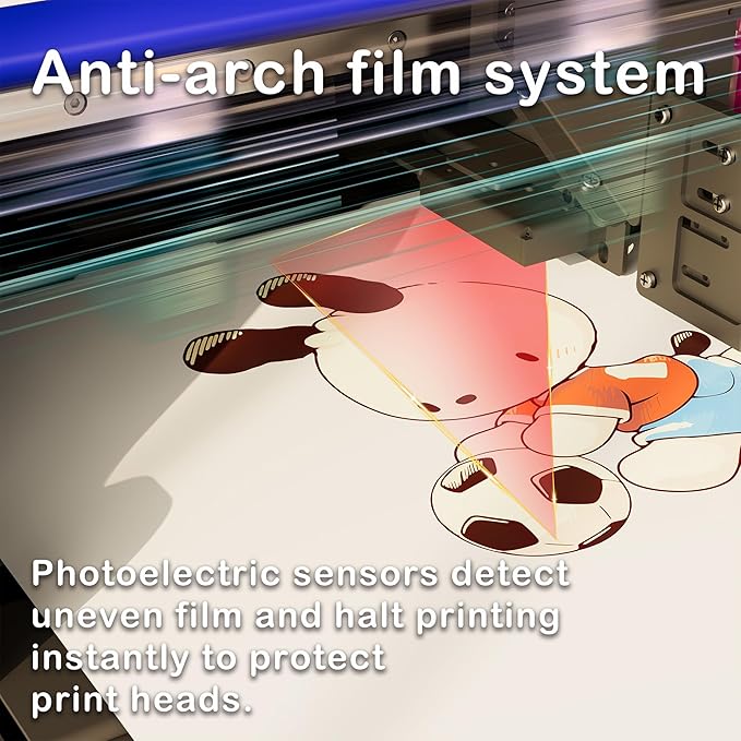 Lancelot Auto-Maintenance M1630 Pro DTF Bundle with Roll Feeder,White Ink Circulation for DIY T Shirt Printing,Doubled Speed Over L1800,L805 DTF Printer Machine(Printer+Oven+Laptop+Consumables)-DeskLoop Office