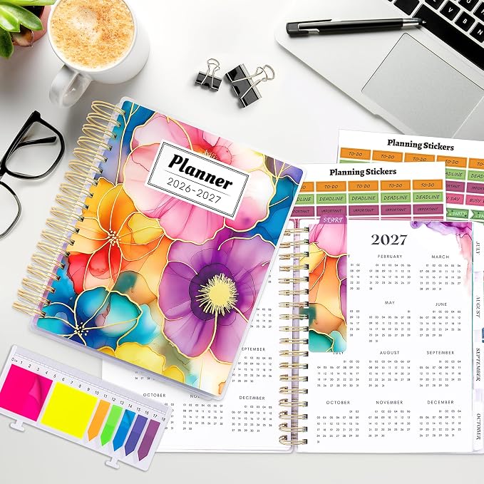 Planner 2026-2027, Large 18 Months Academic Daily Weekly Monthly Planner Yearly - Image 9