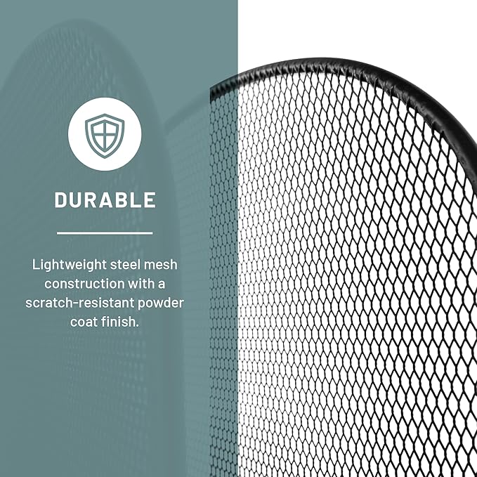 Safco Onyx Desk Organizer, 5 Tiered Vertical Compartments, Office and Classroom Mailbox , Paper and Mail Sorter, Steel Mesh, Black-DeskLoop Office